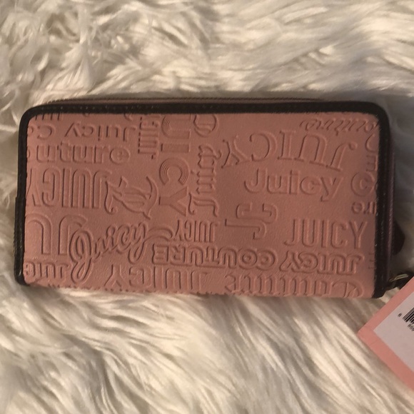 Juicy couture word search pink zip around - Picture 2 of 3